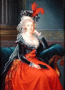 elisabeth vigee-lebrun Portrait of Maria Carolina of Austria oil
